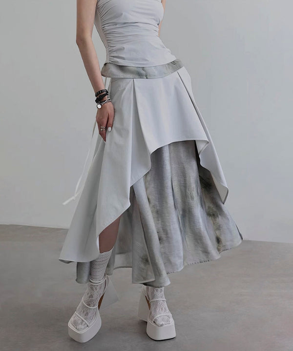Mix Material Skirt